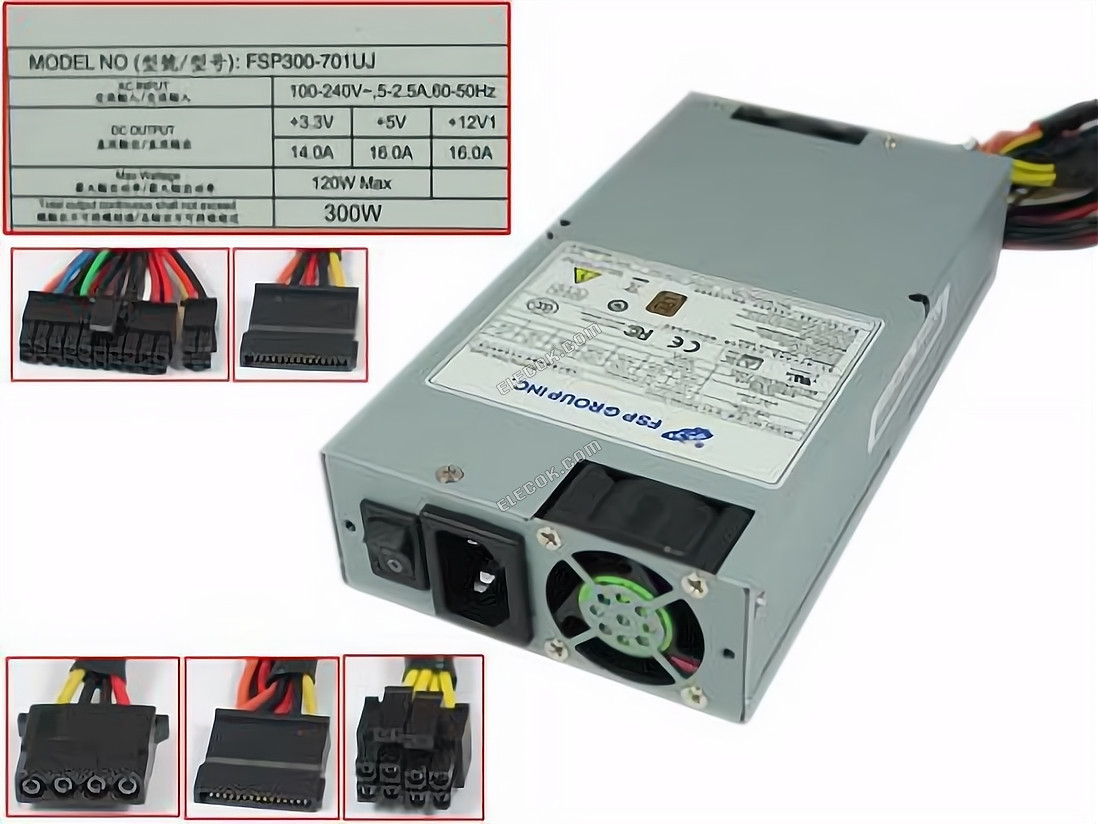 FSP Group Inc FSP300-701UJ διακομιστής - Τροφοδοτικό 300W, 1U, FSP300-701UJ 
