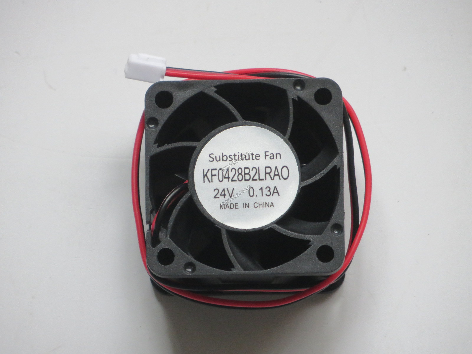 Jamicon KF0428B2LRAO 24V DC 0,13A 2 fils ventilateur de refroidissement, substitut 