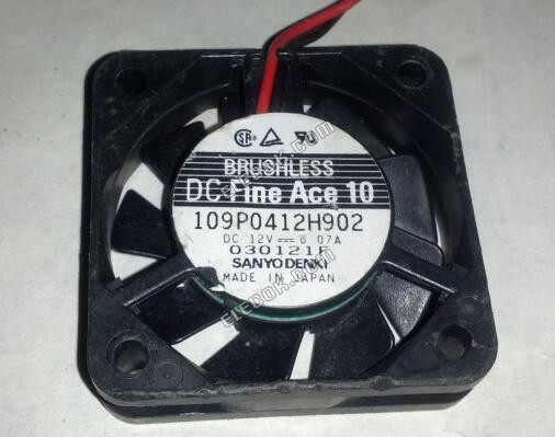 Sanyo 109P0412H902 12V 0,07A 0,84W Ventoinha 