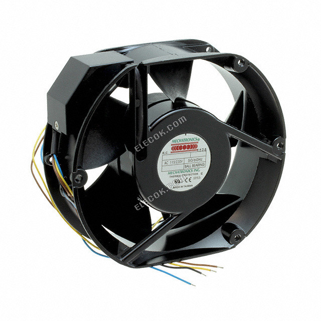 UF15PC12/23-BWHNSR-L24 Mechatronics FAN AXIAL 172X51MM 115/230VAC 4 Wire Leads 