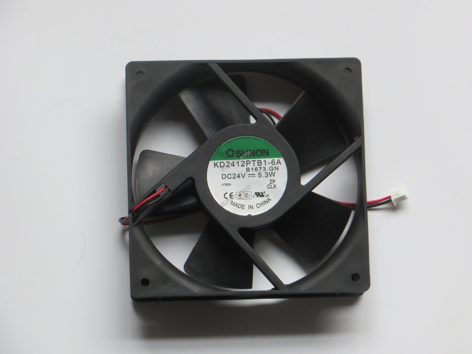 Sunon KD2412PTB1-6A B1673.GN 24V 5.3W 2wires Cooling Fan 