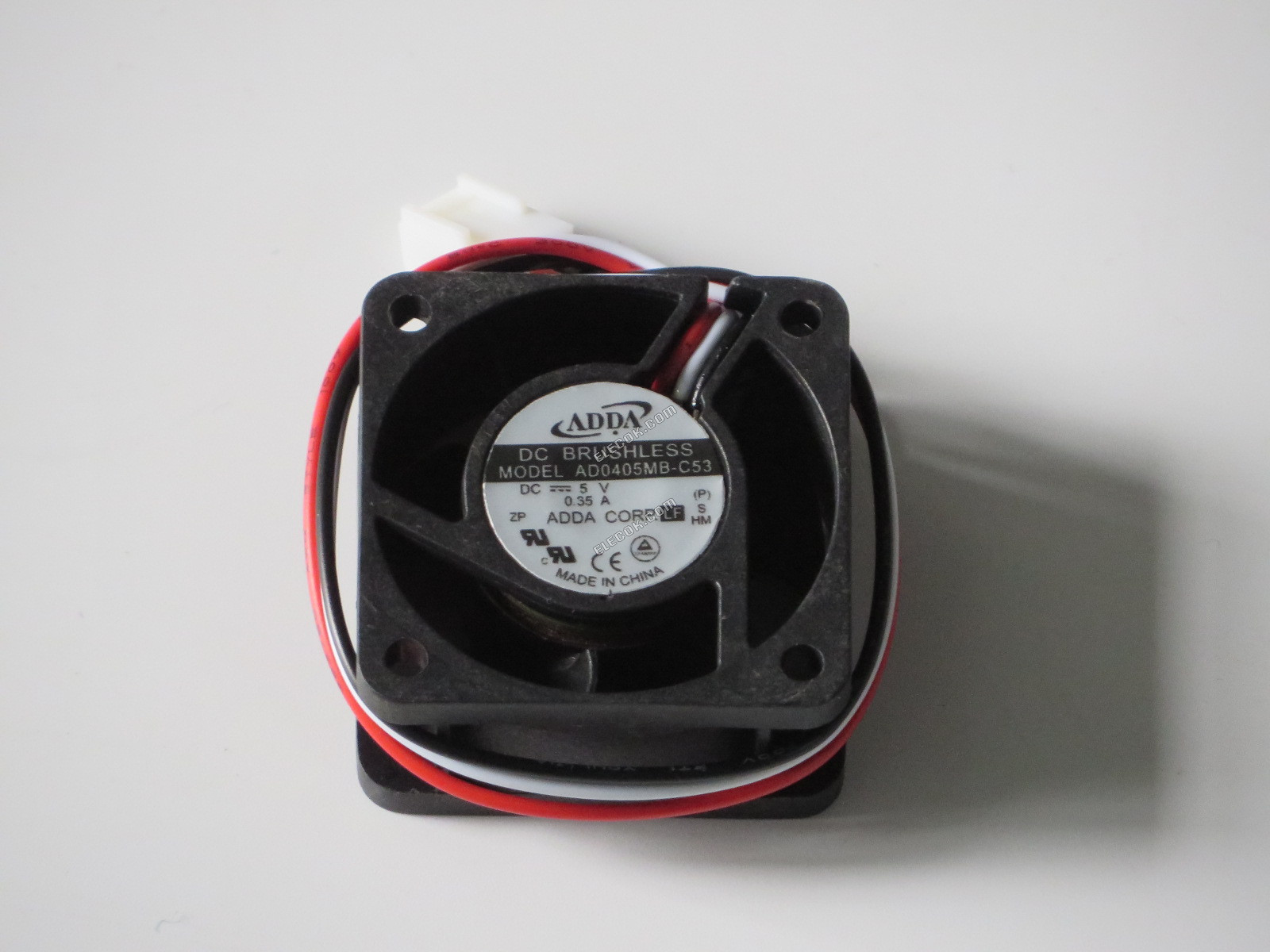 ADDA AD0405MB-C53 5V 0.35A 3wires Cooling Fan 