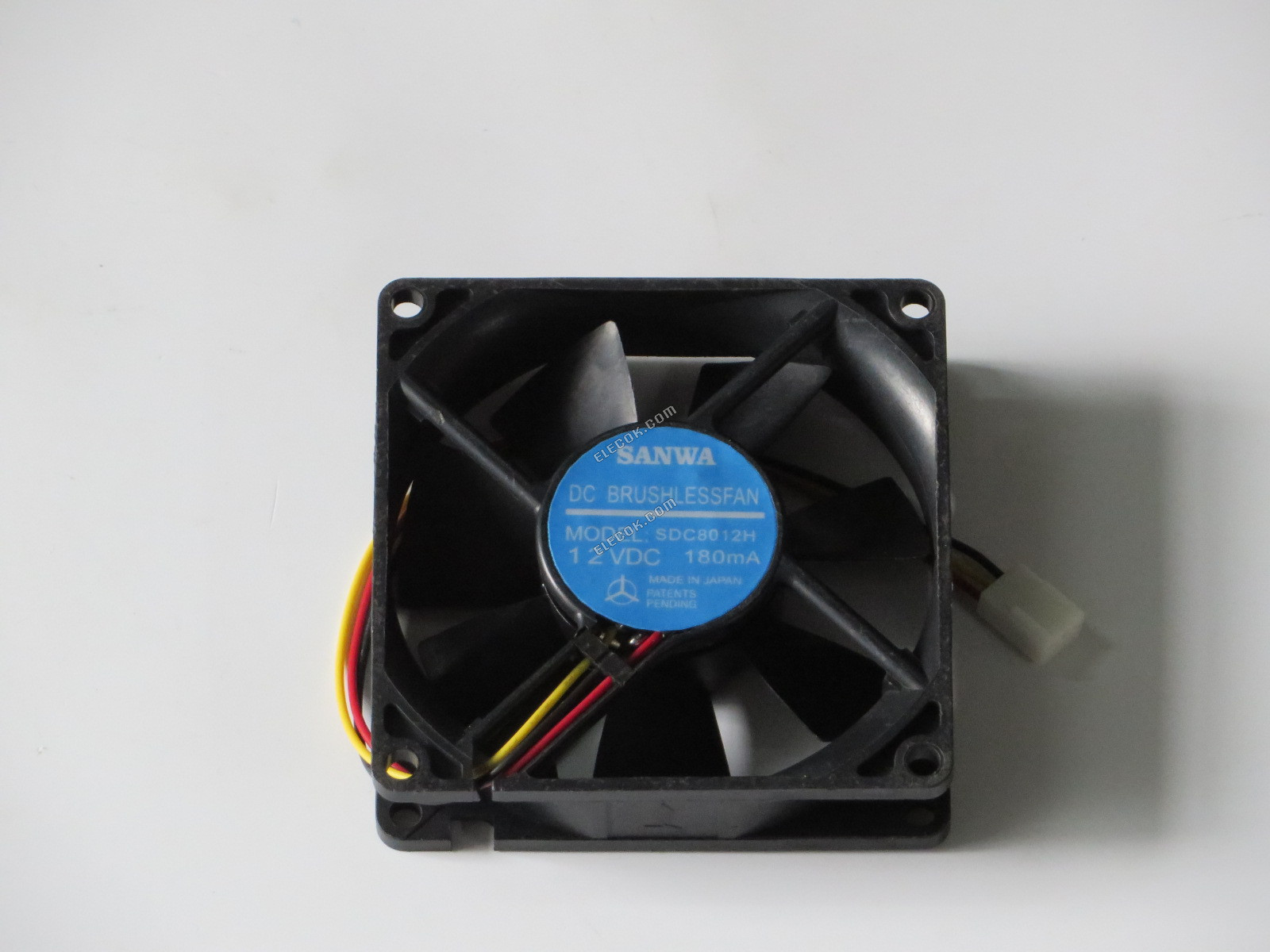 SANWA 8020 SDC8012H 12V 0.18A 3wires cooling fan replacement 