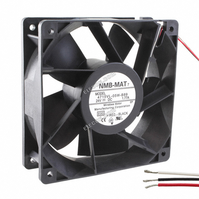 NMB 4715VL-05W-B89-E00 24V 1.48A 35.5W 3wires Cooling Fan 