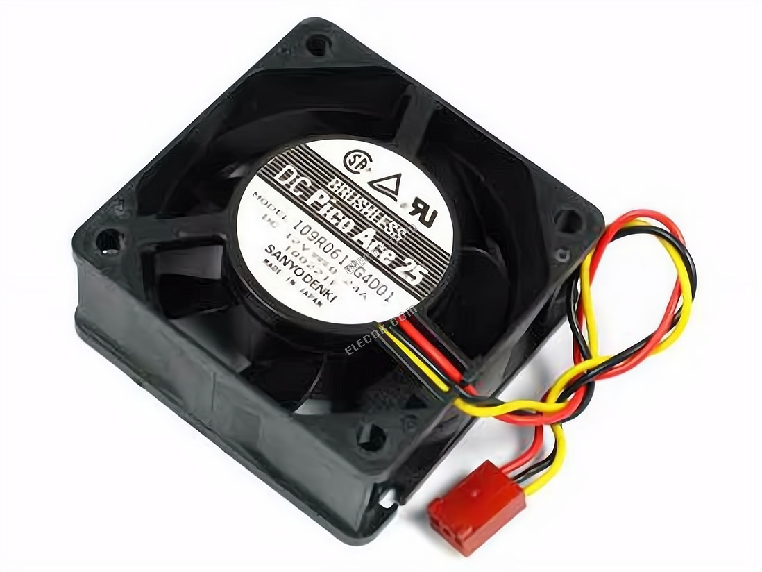 Sanyo 109R0612G4D01 12V 0.24A Cooling Fan 