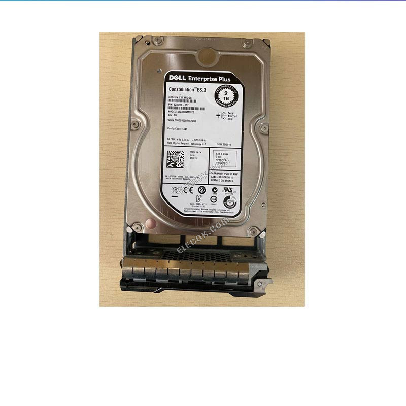 DELL PS6110 PS4110 PS5500 7YXTH 07YXTH 2T SAS 3.5 EQ hard drive