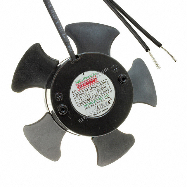UF15PE23-BWHNR Mechatronics VENTILATOR AXIAL 172X51MM 230VAC DRAAD 2 Draad Aansluitdraden 