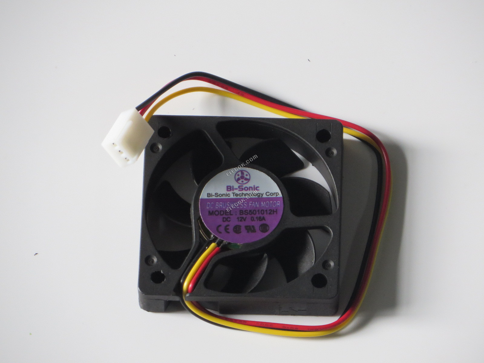 Bi-sonic BS501012H 12V 0.16A 3wires cooling fan 