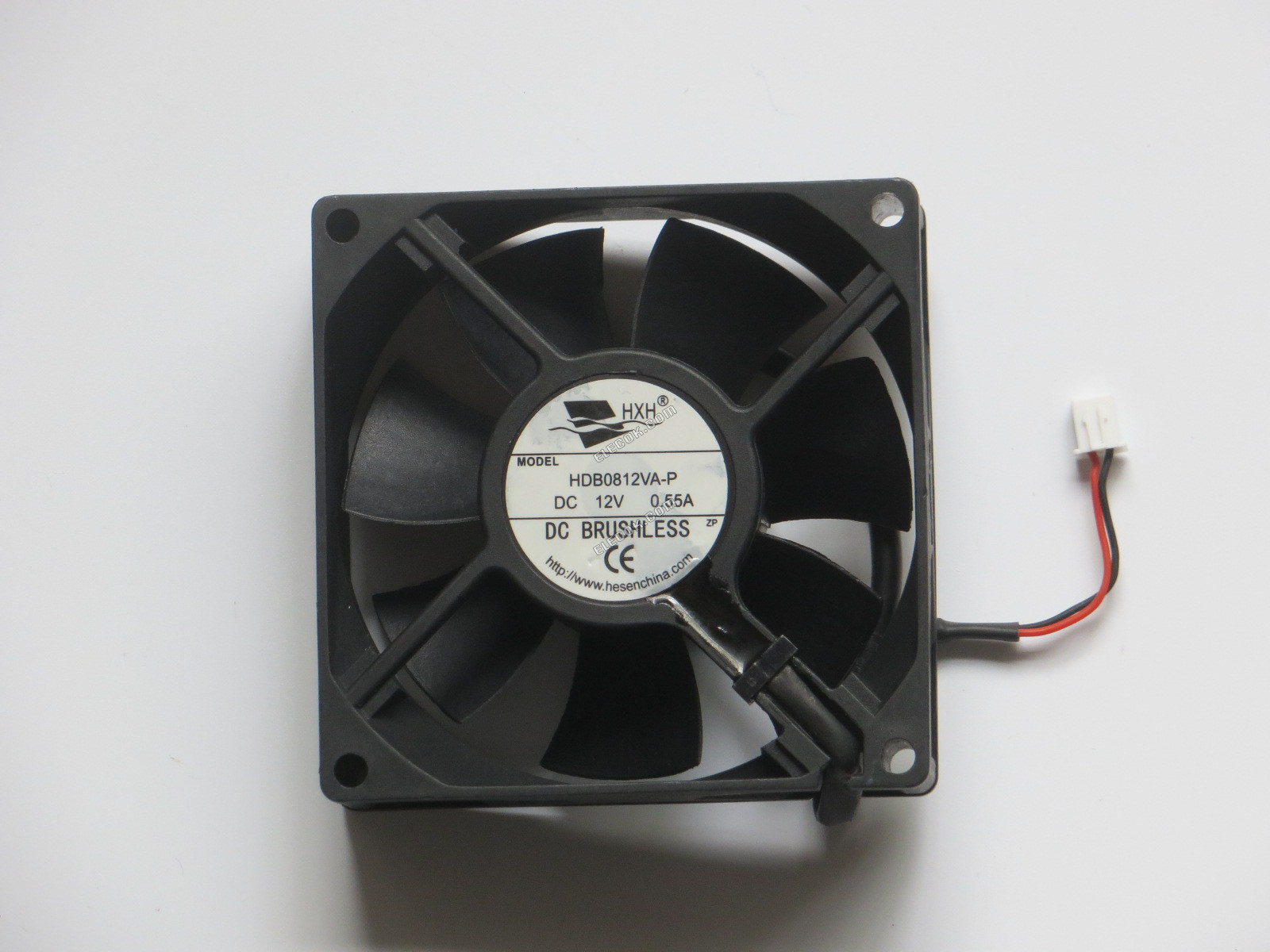 HXH HDB0812VA-P 12V 0.55A 2wires Cooling Fan 