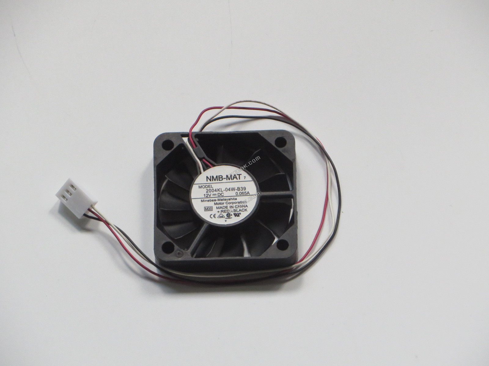 NMB 2004KL-04W-B39 12V 0.065A 3wires cooling fan-- 