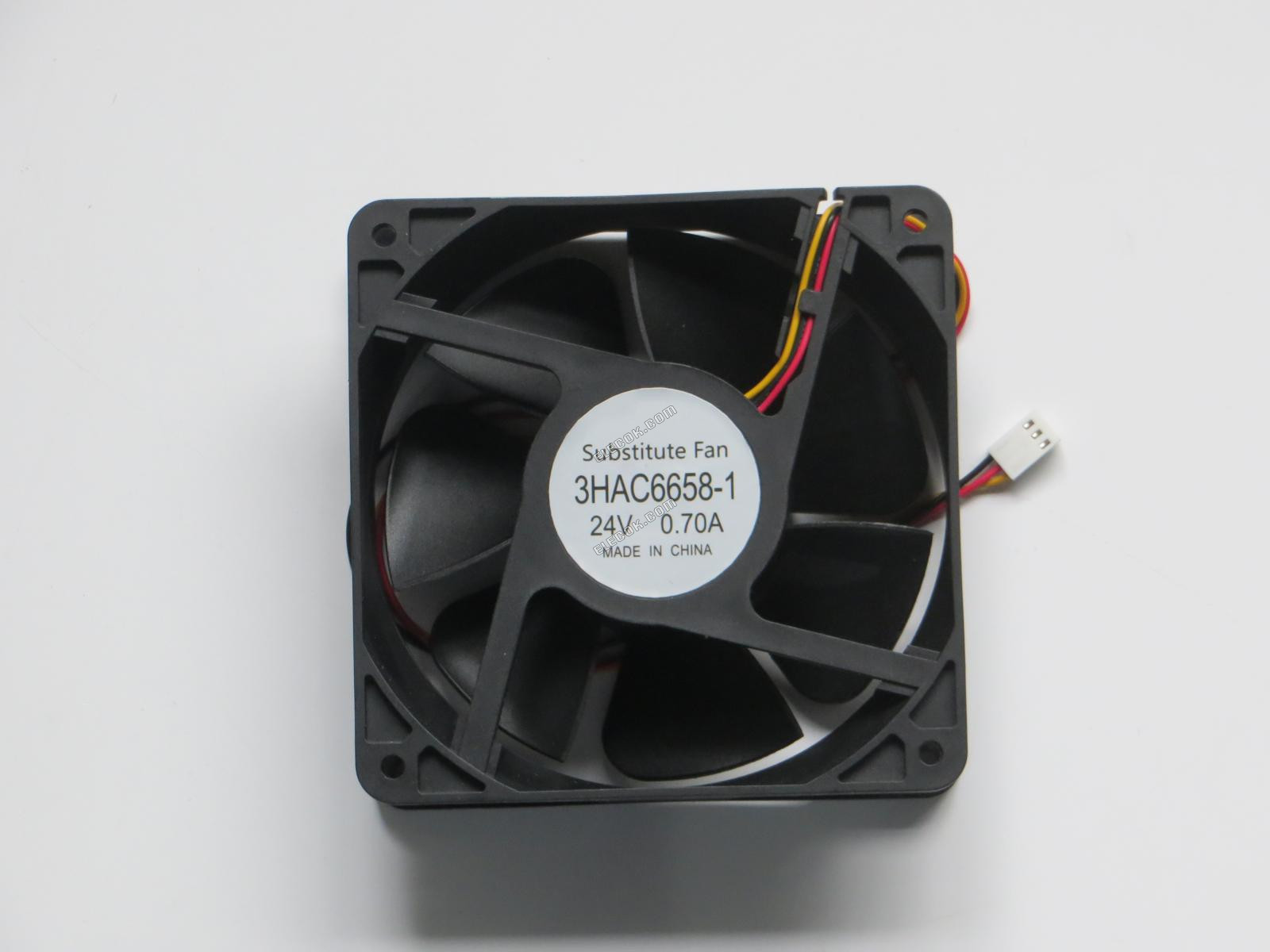 T&amp;t 3HAC6658-1 24V 0.7A 3wires Cooling Fan, substitute 
