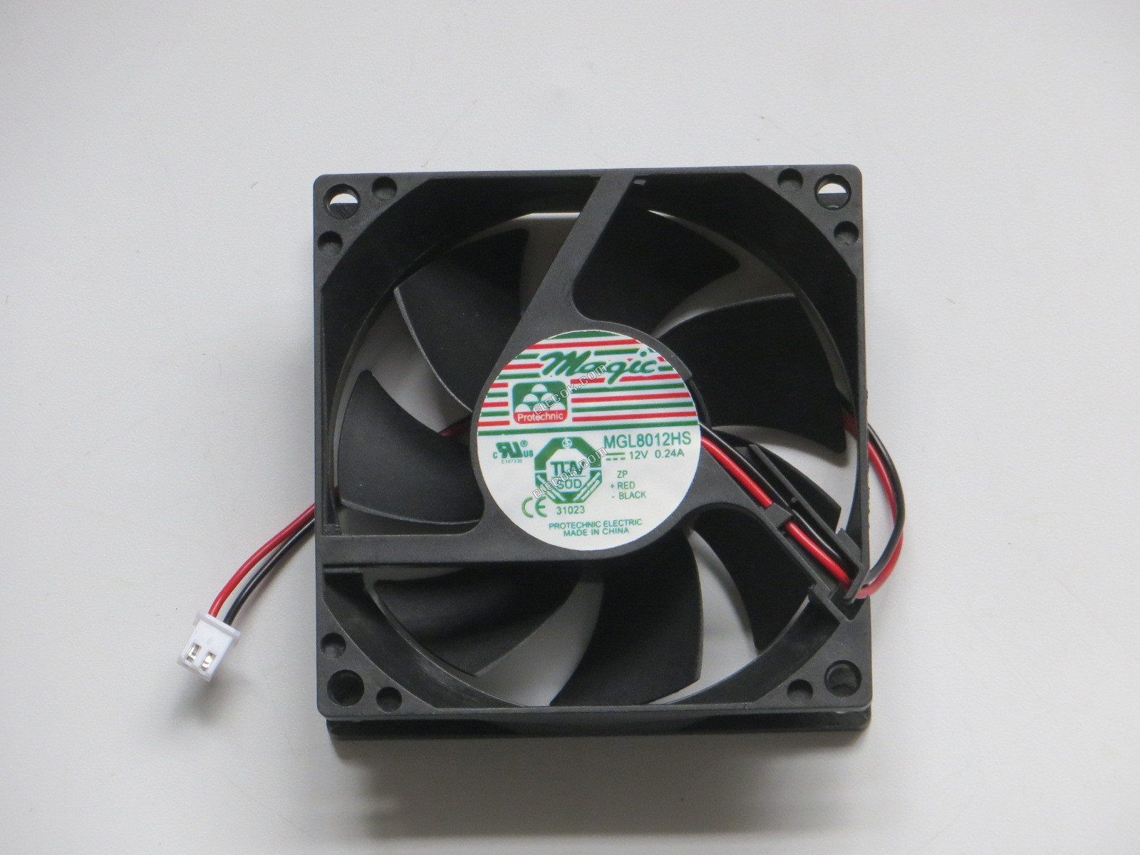 MAGIC MGL8012HS 12V 0.24A 2線冷却ファン