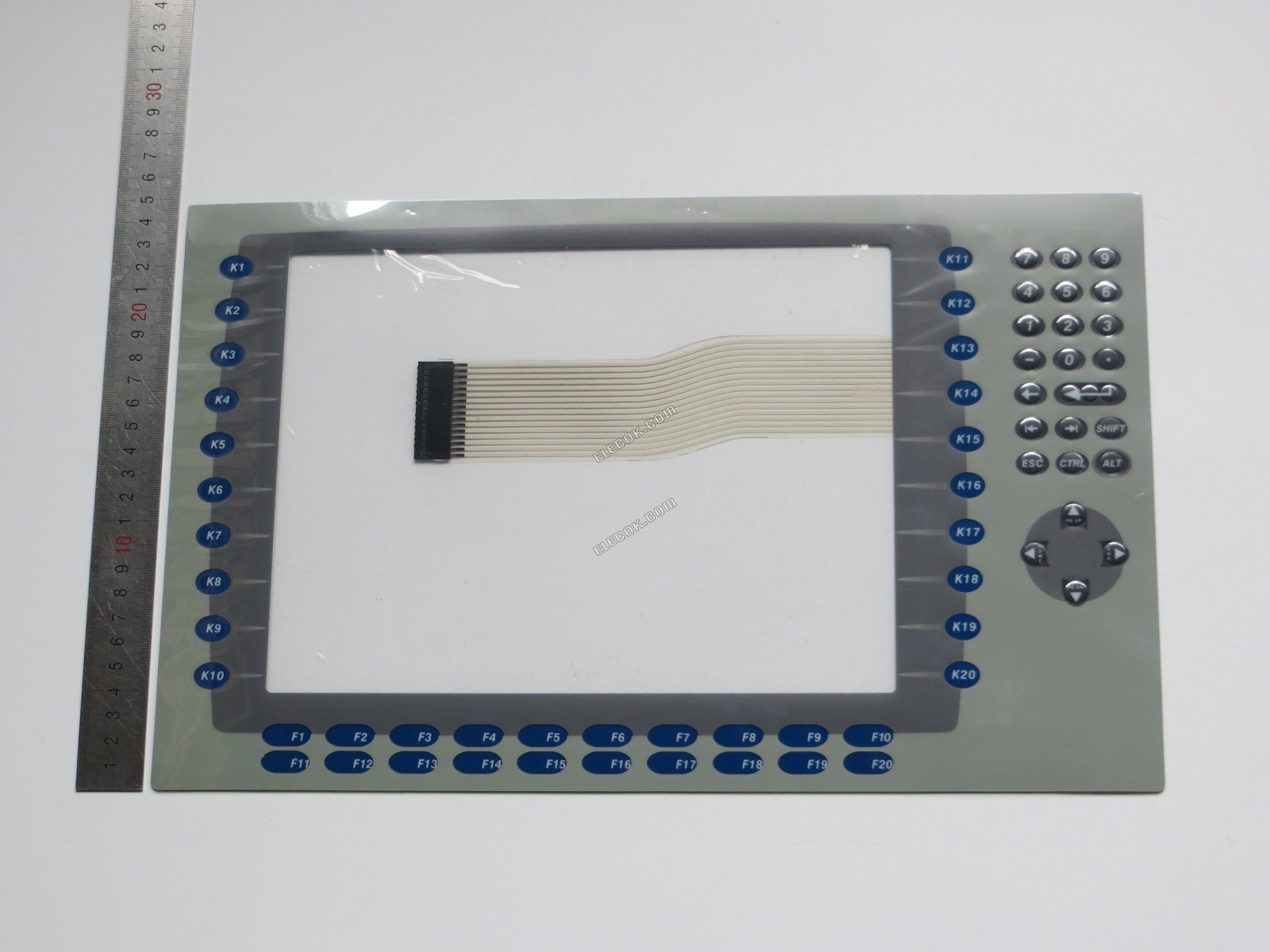 Membrane Keypad for Allen Bradley Panelview Plus 1250 2711P-RDB12C 2711PRDB12C 