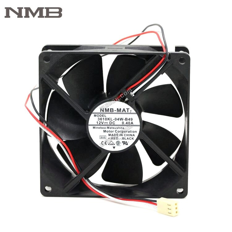 NMB 9225 12V 9cm 3610KL-04W-B49 서버 인버터 컴퓨터 축류형 CPU 냉각 팬 