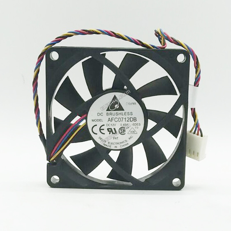 DELTA AFC0712DB 12V 0.45A AMD PWM Fan 