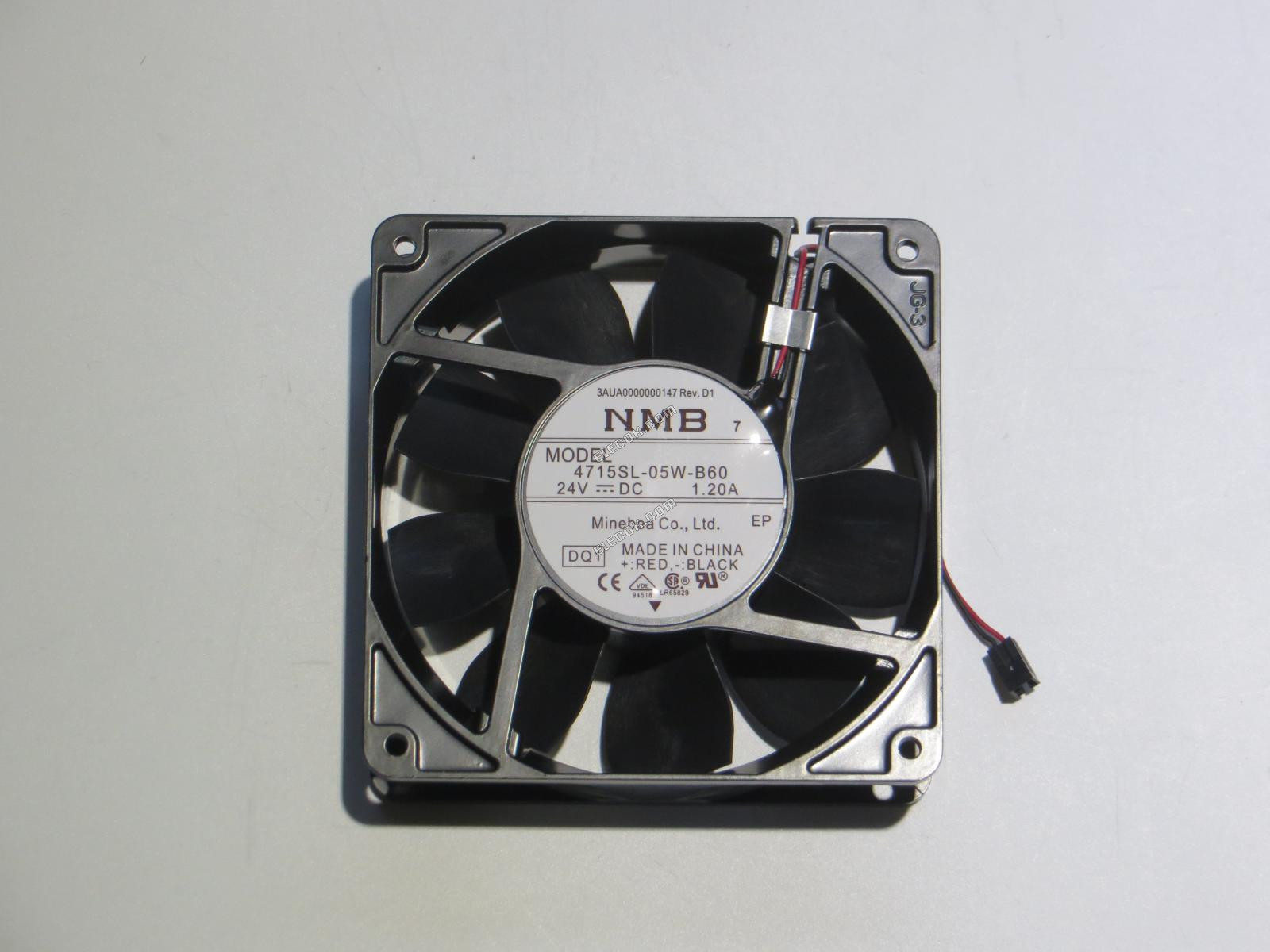 NMB 4715SL-05W-B60 12038 DC 24V IP55 1.20A 2 fili Impermeabile Assiale Ventola Di Raffreddamento 