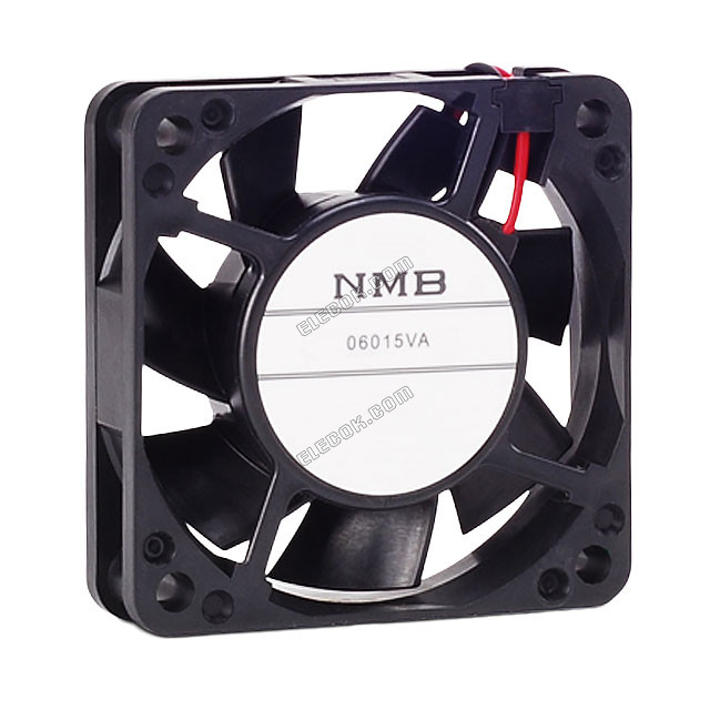 NMB 06015VA-24N-AA-00 24V 0.06A 1.44W 2wires Cooling Fan 