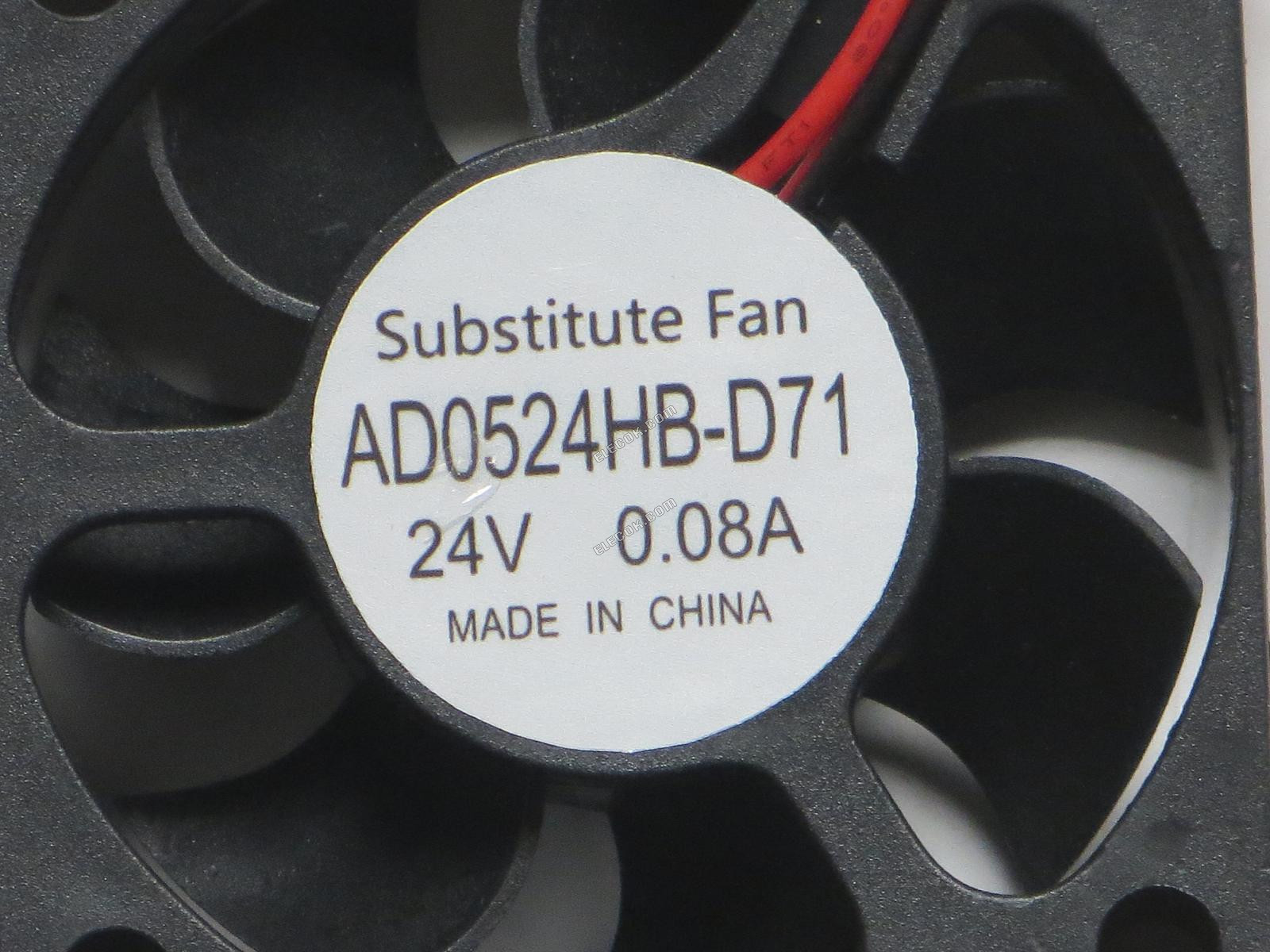ADDA AD0524HB-D71 24V 0.08A Cooling Fan, substitute 