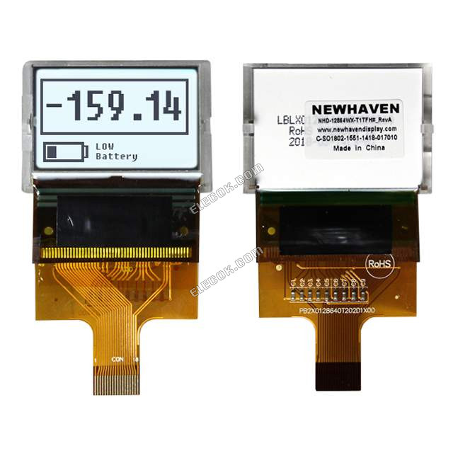 NHD-12864WX-T1TFH# Newhaven Display LCD Graphic Display Module FSTN (+) 38.0 x 24.2