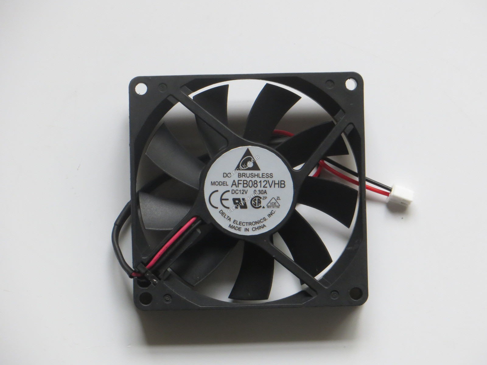 DELTA AFB0812VHB 12V 0.3A 2wires Cooling Fan 