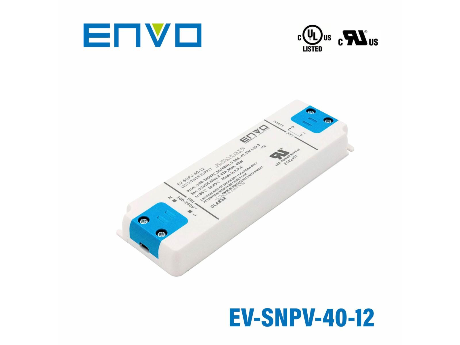 ENVO EV-SNPV-40-12 LED Driver 40W 12V 