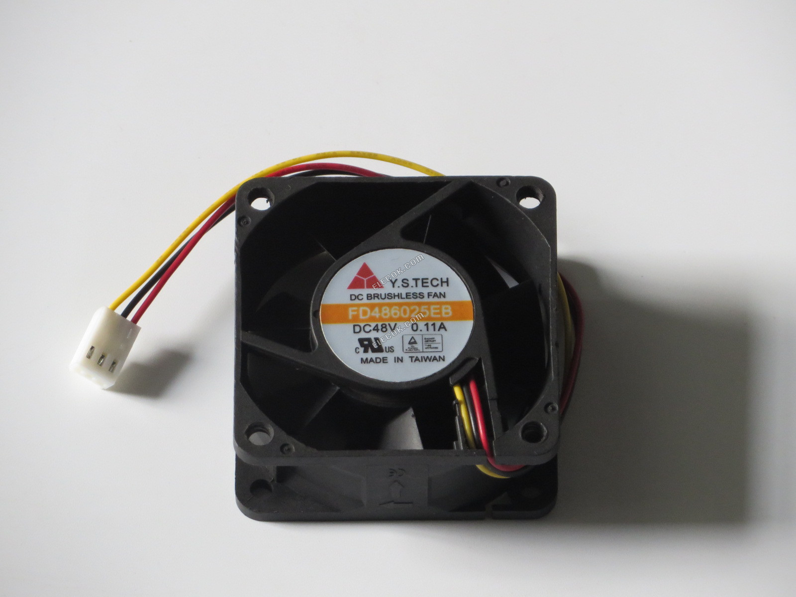 Y.S.TECH FD486025EB 48V 0,11A 3 καλώδια ανεμιστήρας 