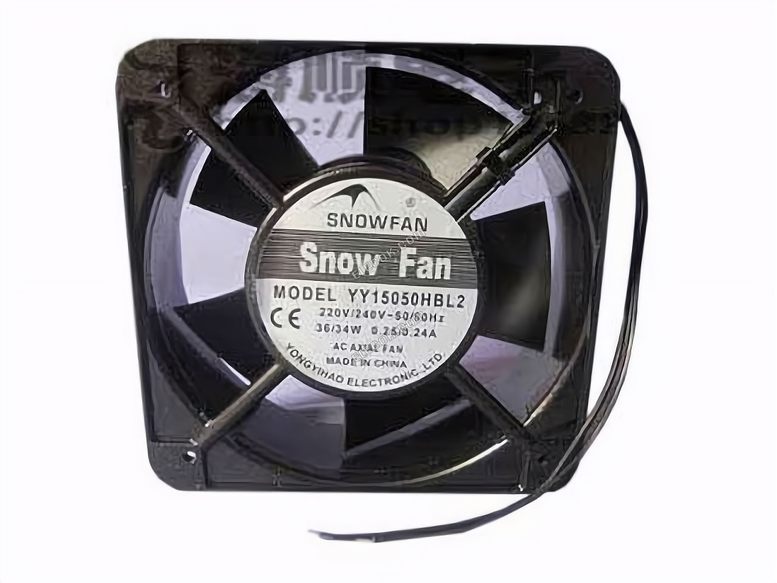 SNOWFAN YY15050HBL2 220/240V 0,25/0,24A 36/34W 2 przewody wentylator chłodzący 