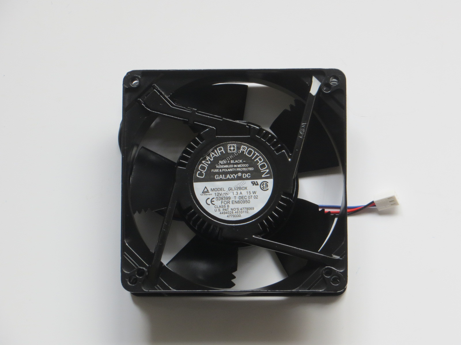 Comair Rotron GL12BOX 12V 1,3A 3 cables Ventilador De Refrigeración reacondicionado 