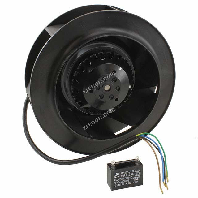 UF225 69 APA12-H1C2A Mechatronics IMPELLER 225X69MM 115VAC 4 Wire Leads 