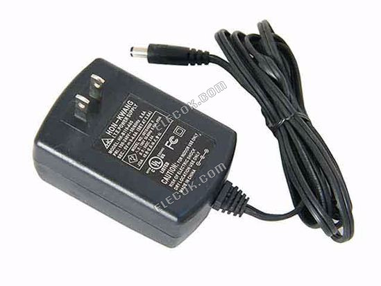 HON-KWANG HK-B118-A05 AC Adapter HK-B118-A05, 5V 4A, 5.5/2.1mm, US 2-Pin 