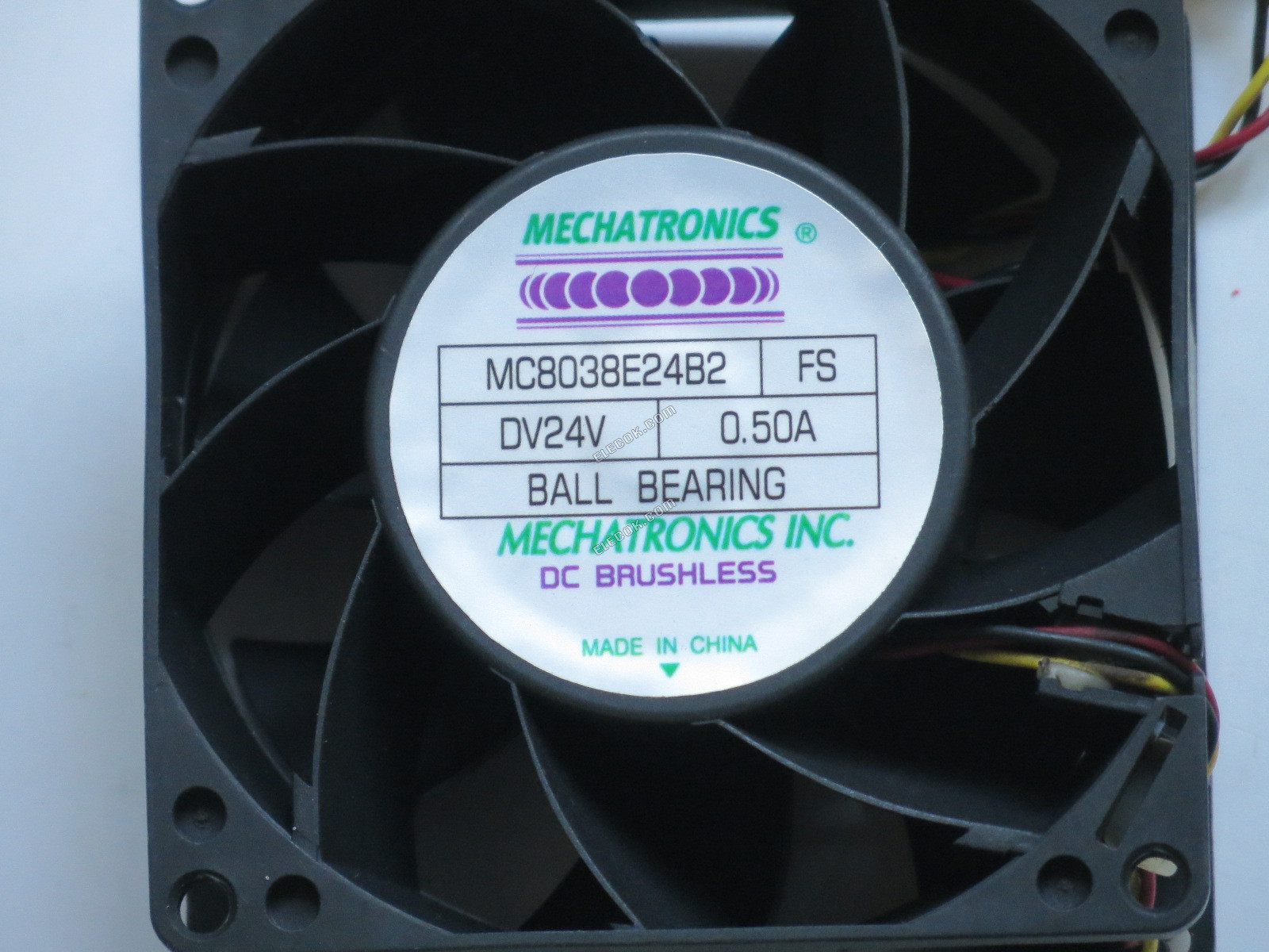 MECHATRONICS MC8038E24B2 FS 24V 0.5A Converter Cooling Fan 