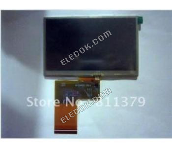 4,3" LCD SCHERM /SCHERM MET TOUCH OF DIGITIZER WD-F4827VP 
