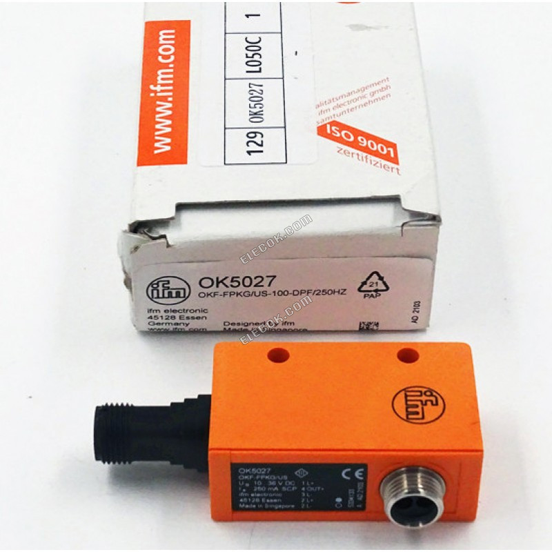 IFM 0K5027 Interruptor Fotoelétrico Sensor 