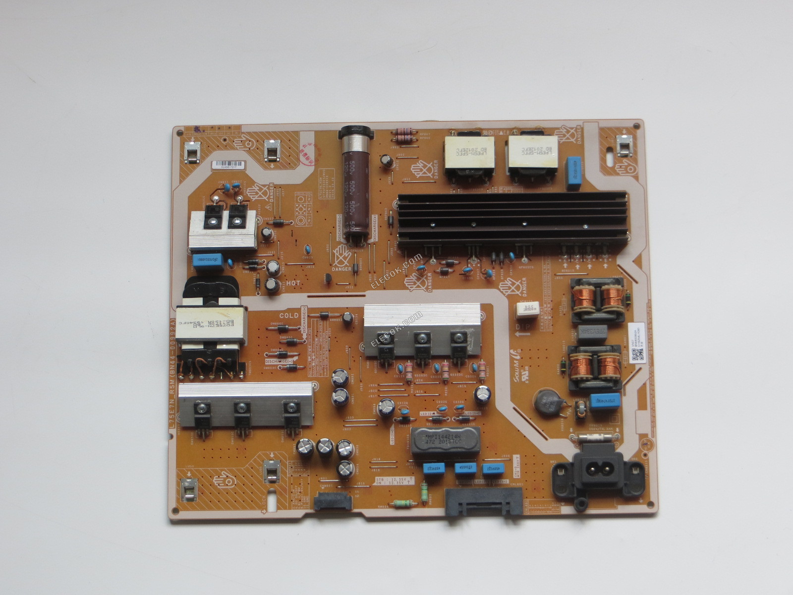 Samsung BN44-00992A L75E7N_RSM BN4400992A Power Supply / LED Driver Board for UN75RU7100FXZA UN75RU7100FXZC UN75RU710DFXZA, used 