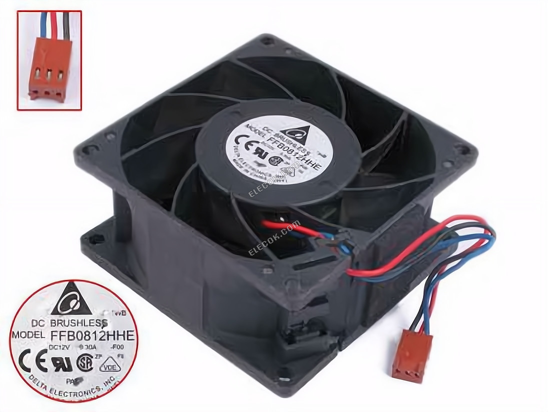 DELTA FFB0812HHE 12V 0.3A 2.4W 냉각 팬 