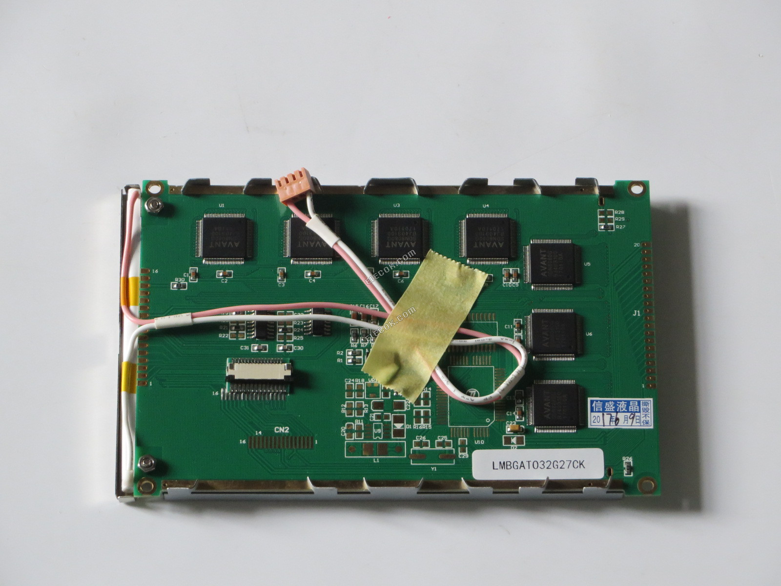 LMBGAT032G27CK 5,7" FSTN-LCD Panel reemplazo película negra 