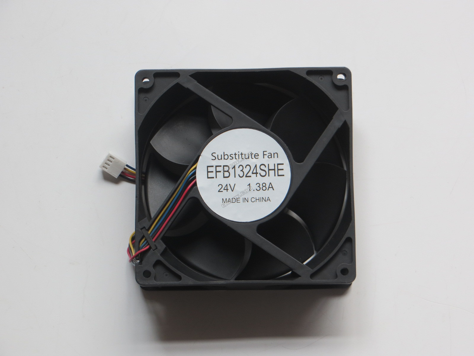 DELTA EFB1324SHE 24V 1.38A 4wires Cooling Fan, substitute 