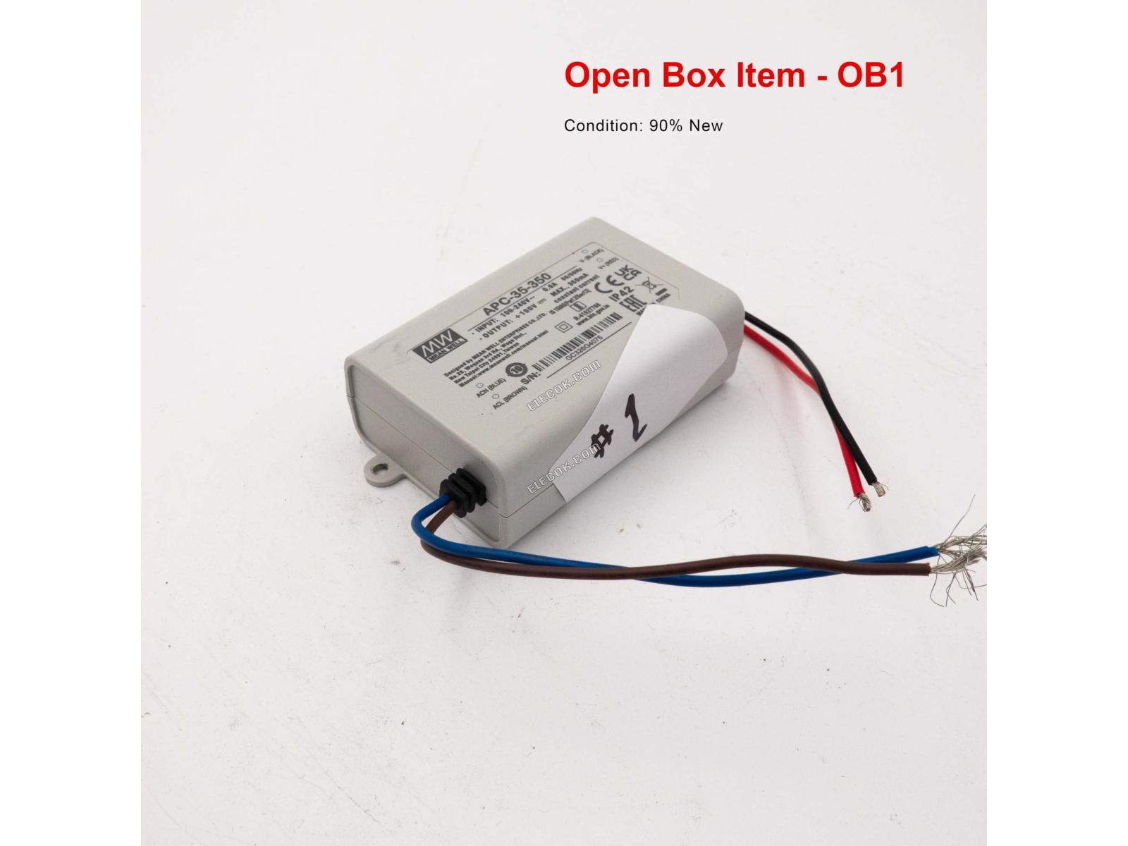 Mean Well APC-35-350 電源装置35W 350mA - 開くBox 