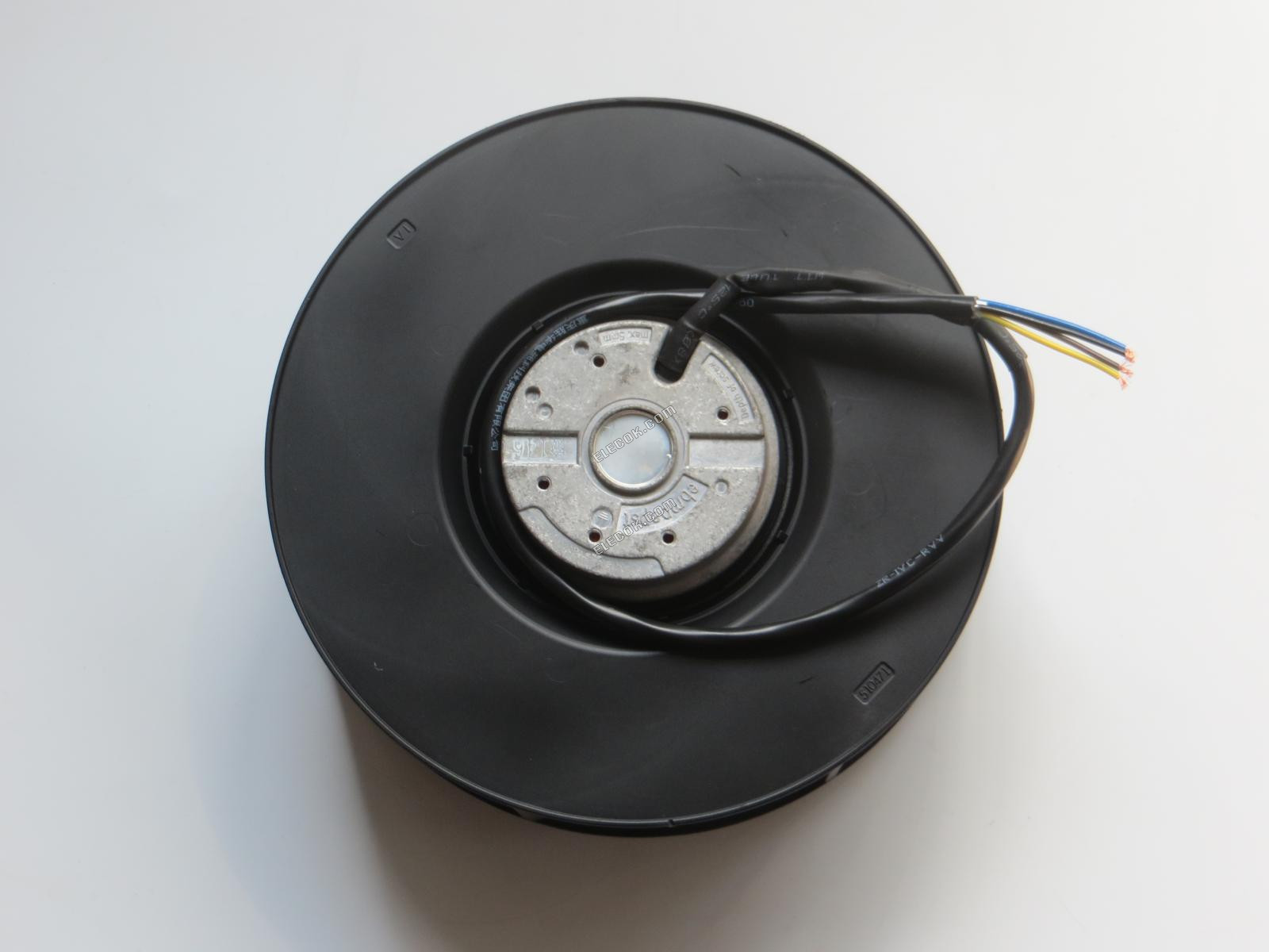2RREU35 225X63R 230V 143/197W 0,63A/0,86A 4 ledninger Ventilator, erstatning bare motor, uden outer shell 