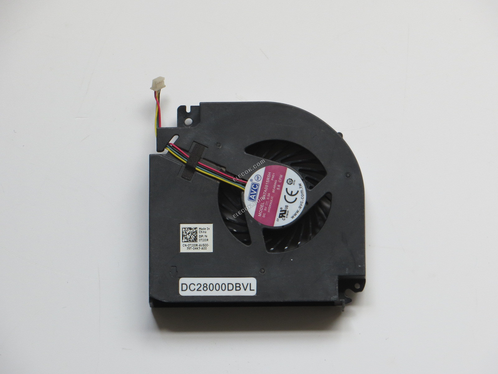 AVC BATA0815R5H 5V 0.3A 4wires Cooling Fan 