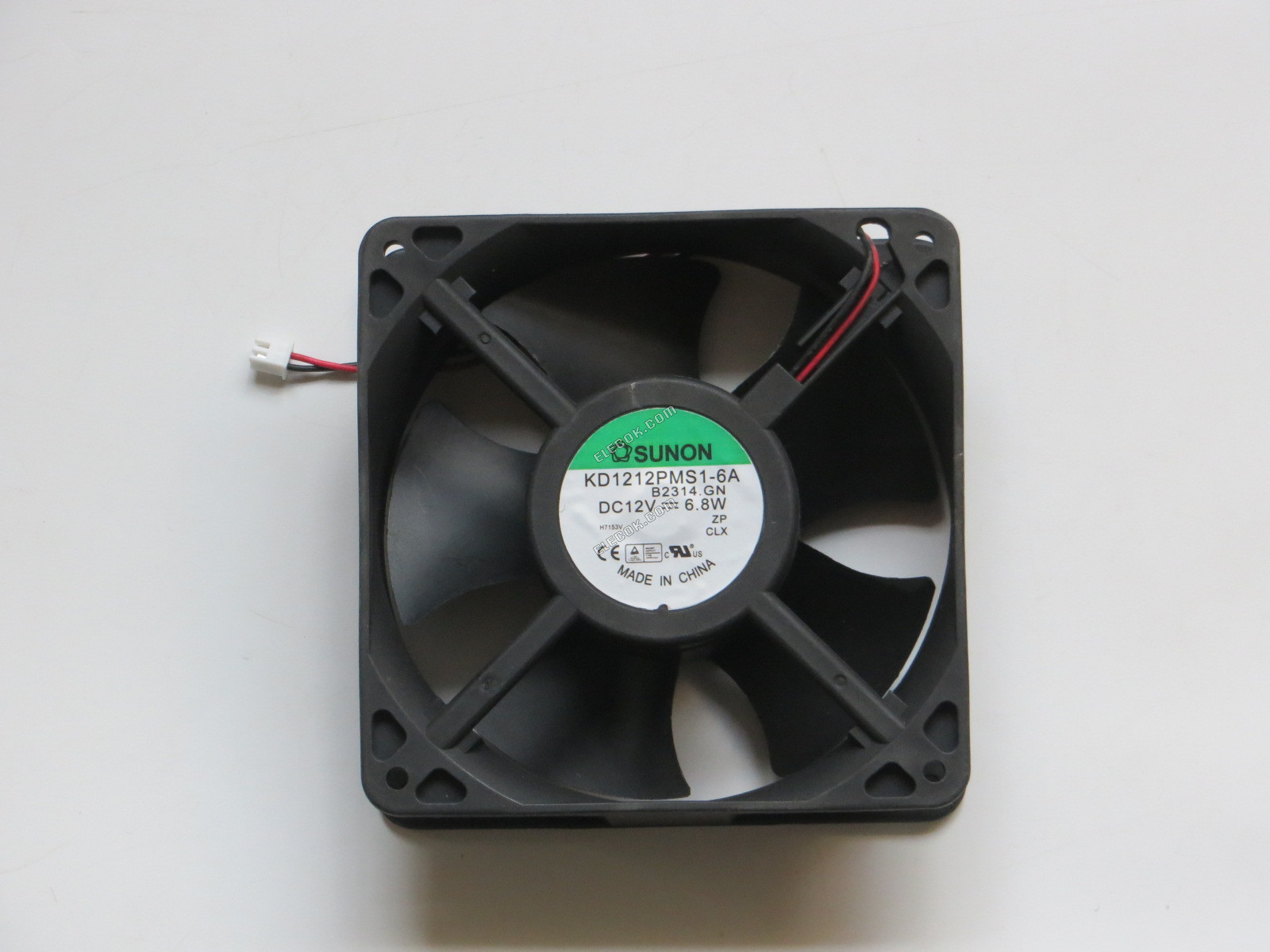 SUNON KD1212PMS1-6A 12V 6.8W 2wires Cooling Fan 