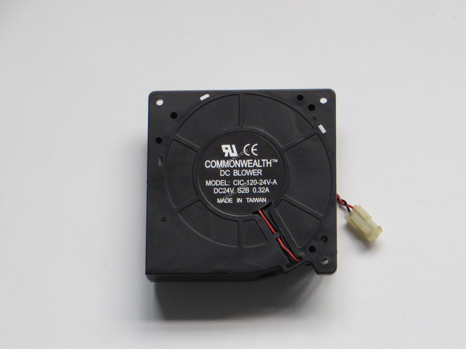 COMMONWEALTH CIC-120-24V-A 24V 0.32A 2선 냉각 팬, 리퍼브 