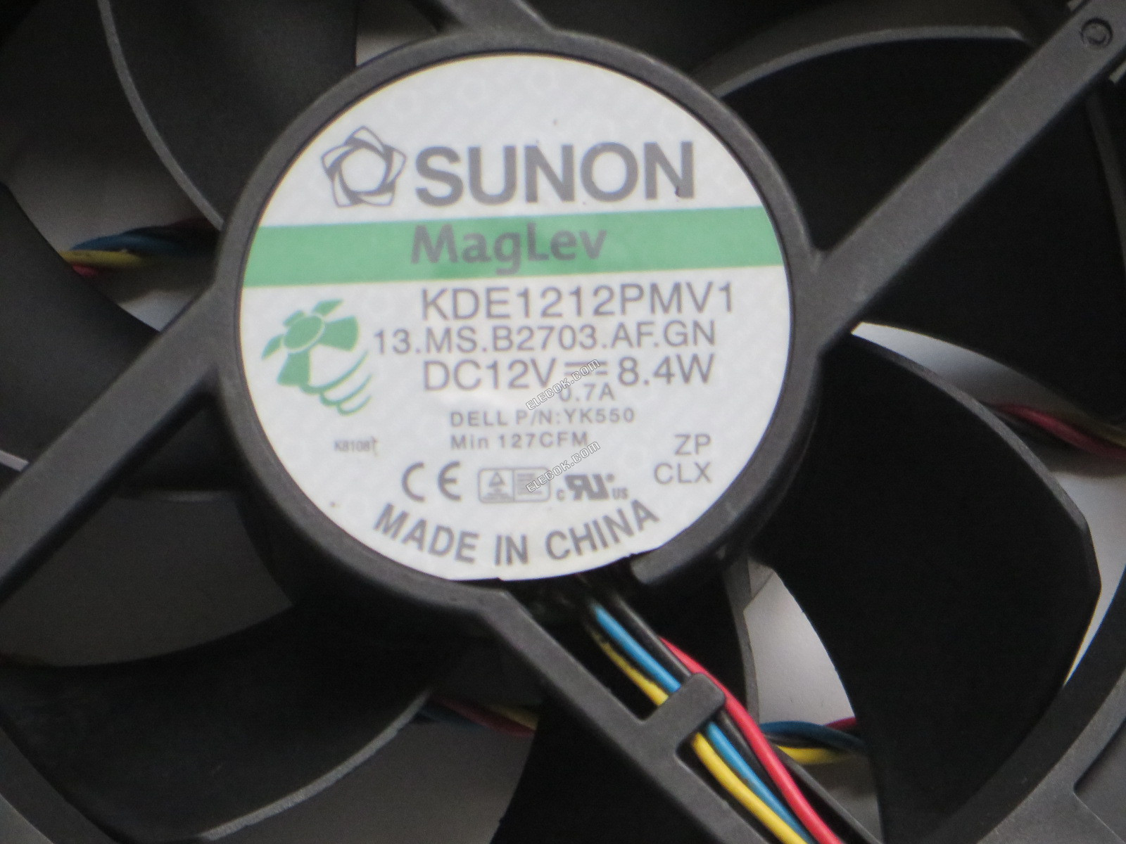SUNON KDE1212PMV1 12V 8,4W 4 fili Ventola Di Raffreddamento 