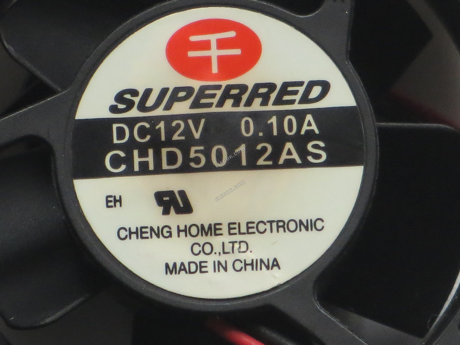 SUPERRED CHD5012AS 12V 0.10A 2wires cooling fan 