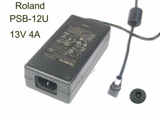 Roland PSB-12U AC Adapter 13V-19V 13V 4A, Barrel WP, C14 