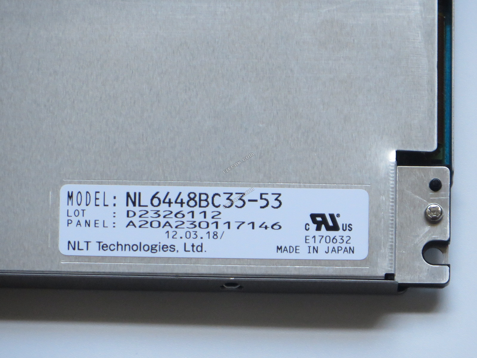 NL6448BC33-53 NEC 10.4" LCD, 중고 