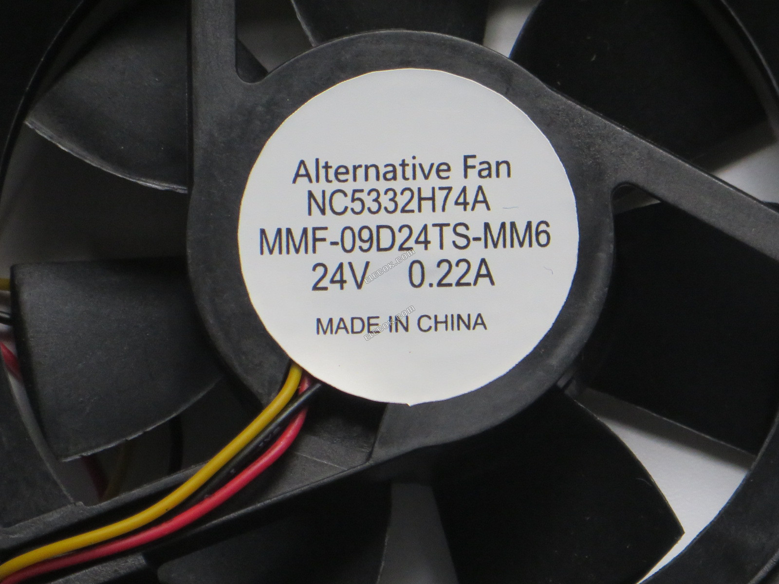 MitsubisHi NC5332H74A MMF-09D24TS-MM6 24V 0,22A 3 draden Koelventilator, Alternatief / alternatief 