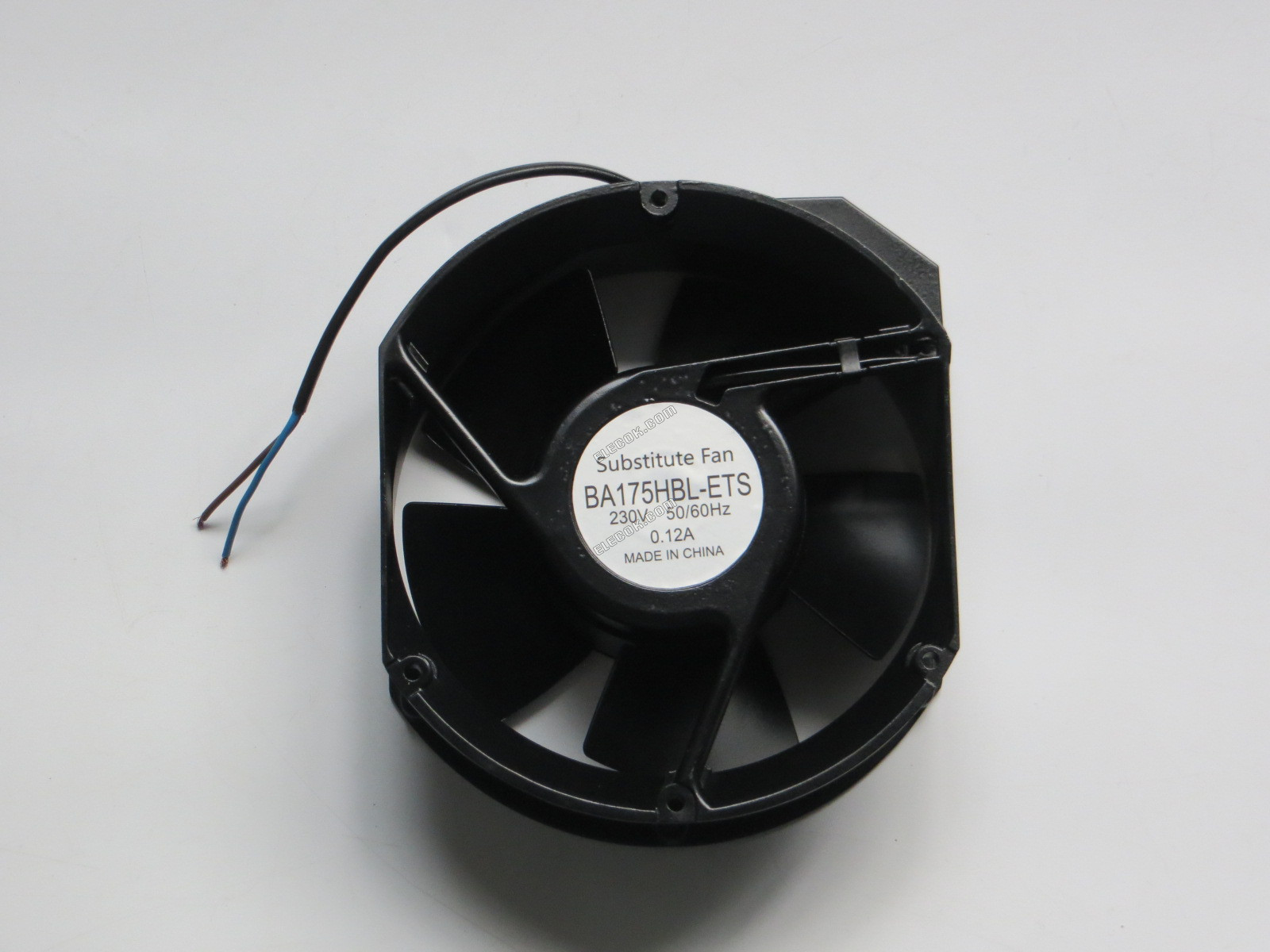 HABOR BA175HBL-ETS 230V 0.12A Cooling Fan with wires lead Substitute 