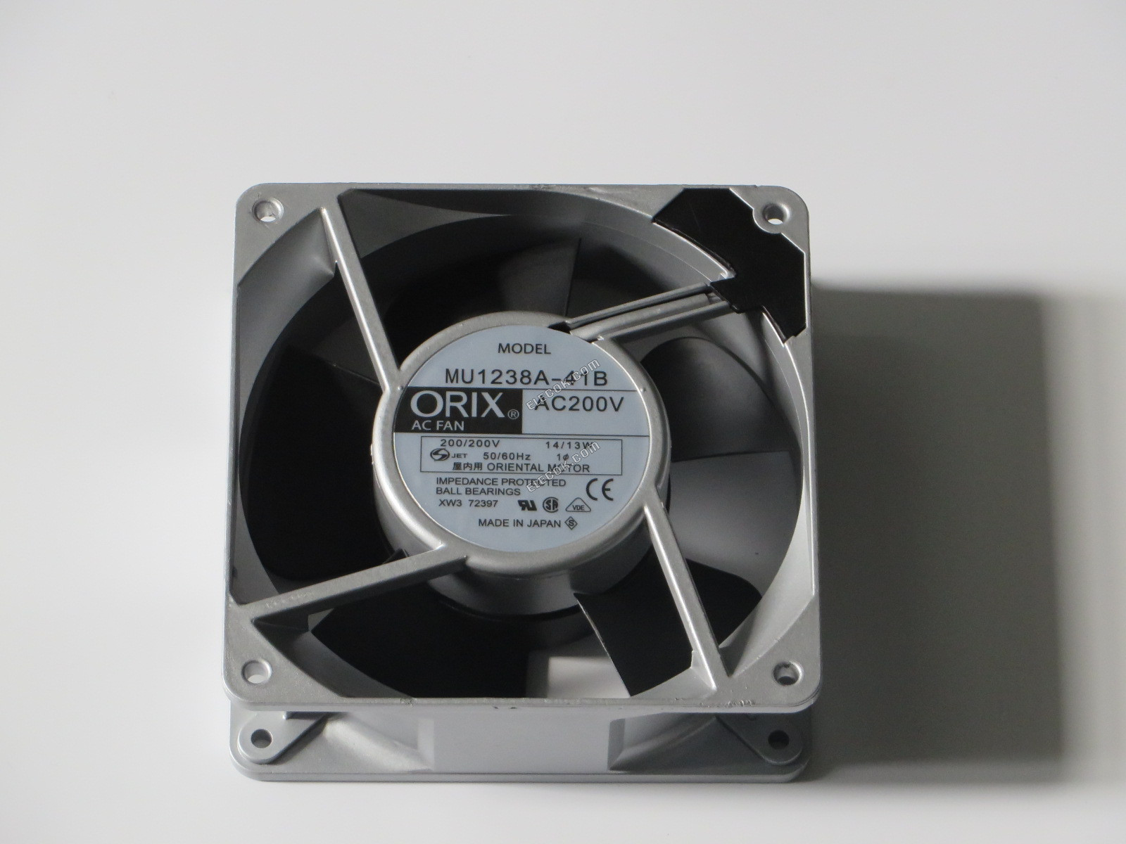 ORIX MU1238A-41B 200V 0.12/0.11A 14/13W Cooling Fan, refurbished 