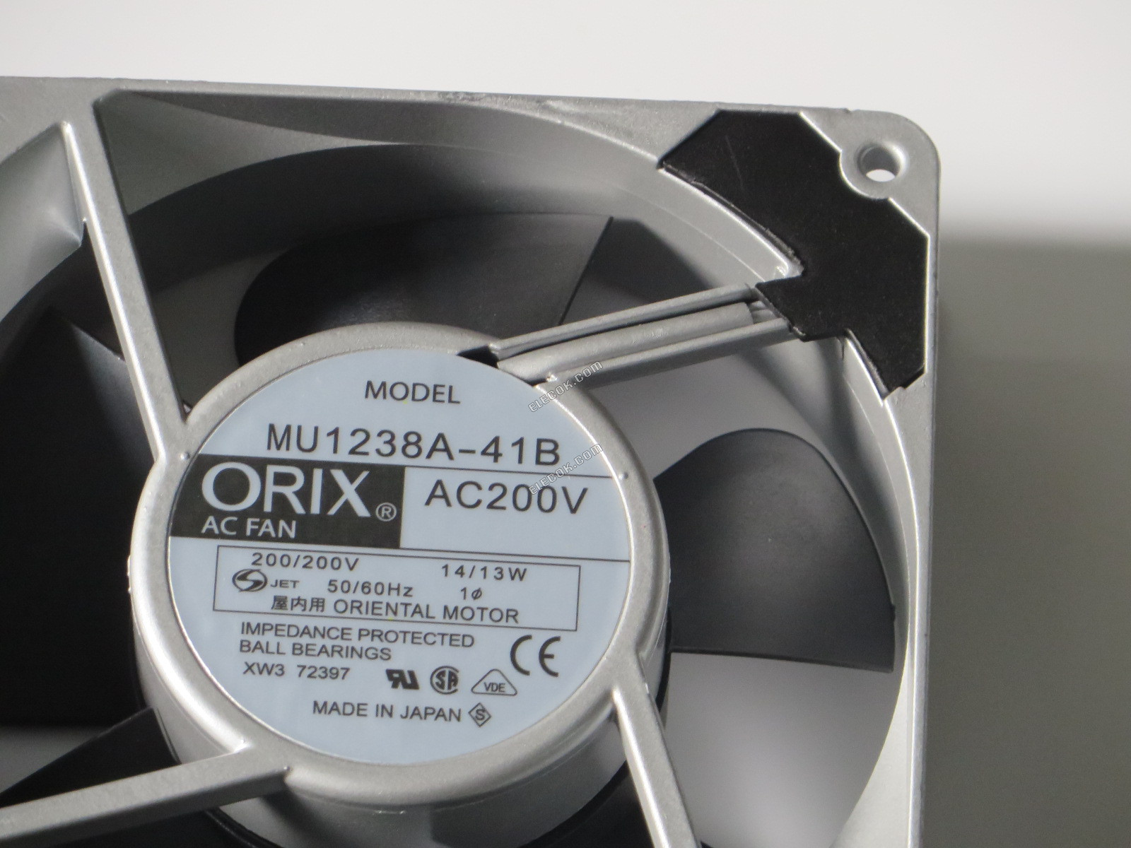 ORIX MU1238A-41B 200V 0.12/0.11A 14/13W Cooling Fan, refurbished 